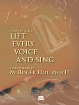 Toccata on Lift Every Voice and Sing piano sheet music cover